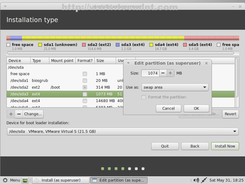 Linux Mint 17 Qiana Released Installation Guide With Screenshots 