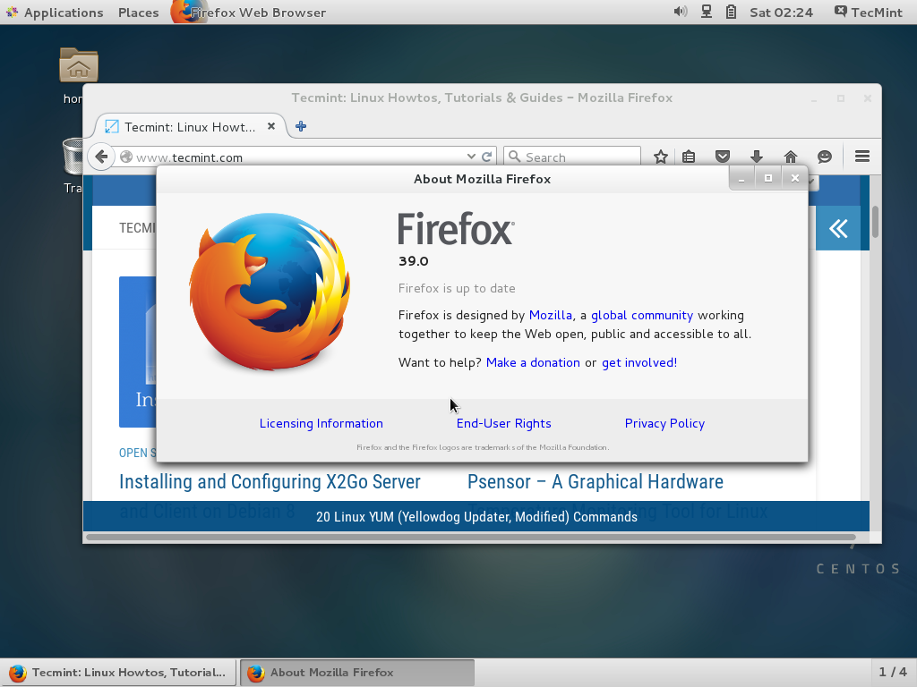 Firefox 39 Released Install On RHEL CentOS 7 6 Fedora 22 17 Ubuntu 15 04 14 10 And Linux 