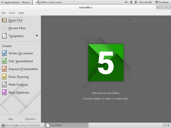 LibreOffice 5.0 HomePage