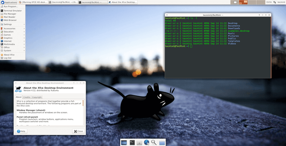 How To Install Latest XFCE Desktop In Ubuntu 16 04 16 10 And Fedora 22 24