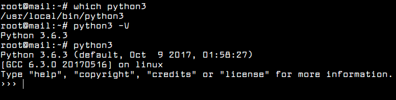  Linux Python 3 6 