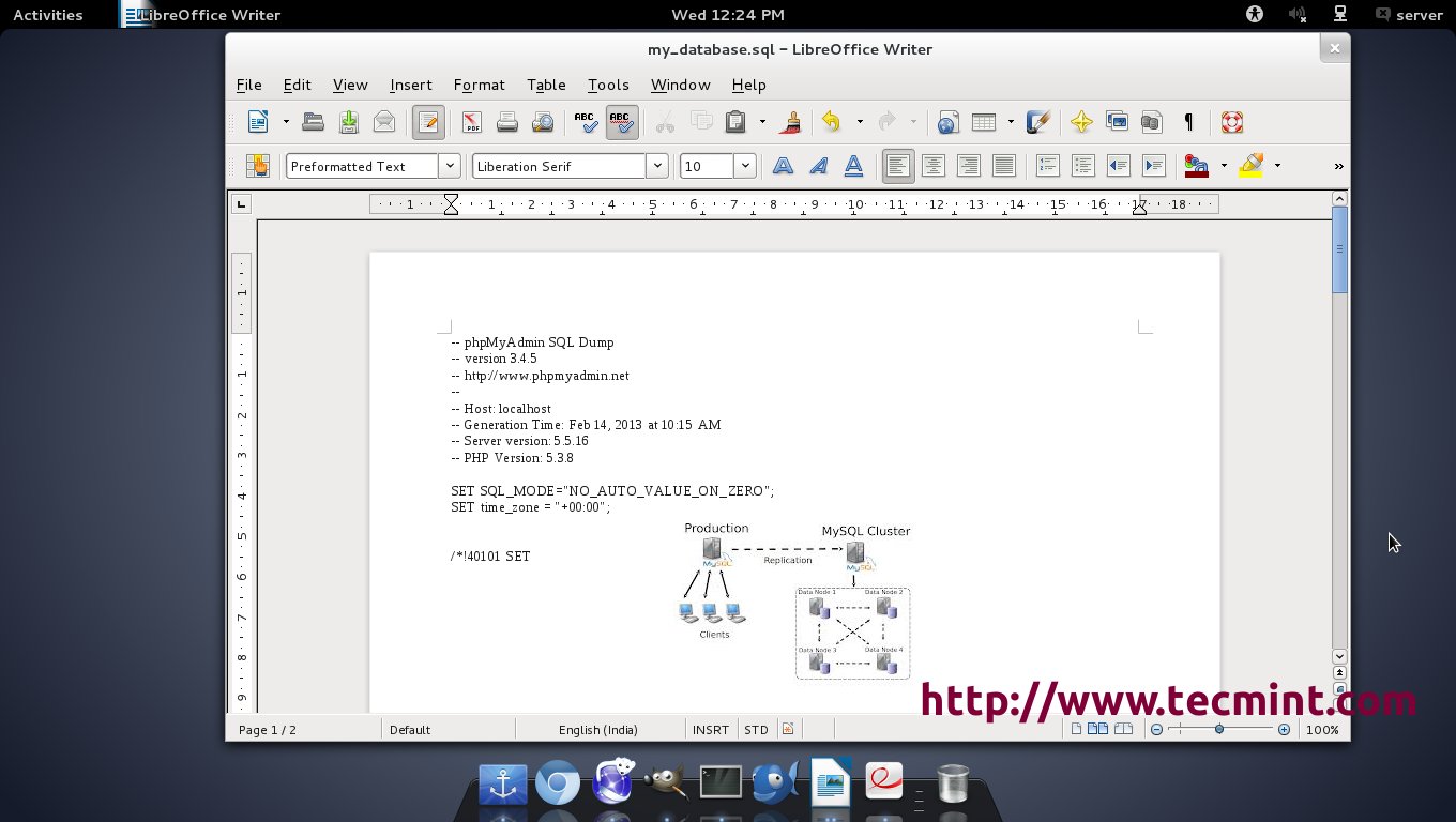 Linux Word Processing Tecmint Linux Howtos Tutorials Guides