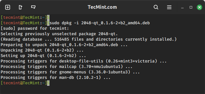 Install Deb Package