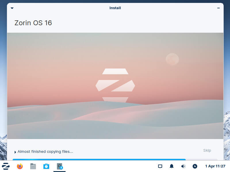 Installing Zorin OS