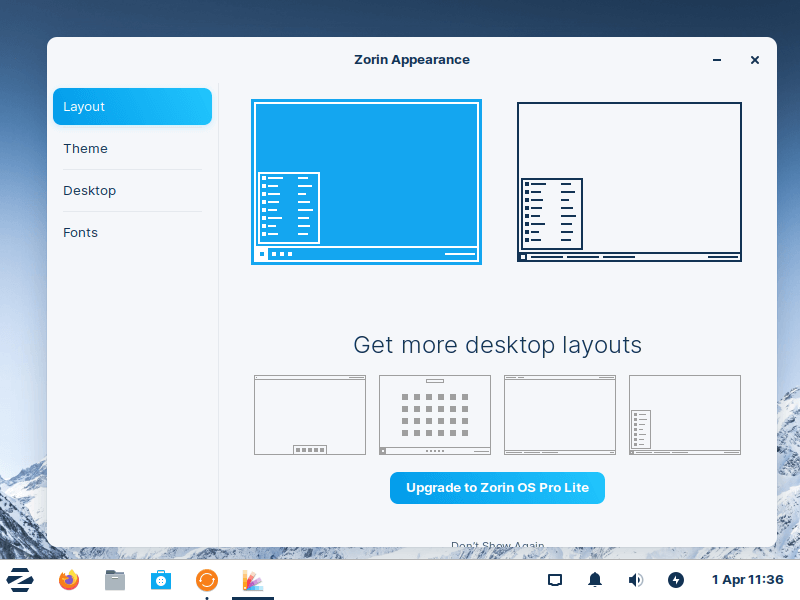 Zorin OS Lite 16.1 - A Linux Desktop with Windows Feel