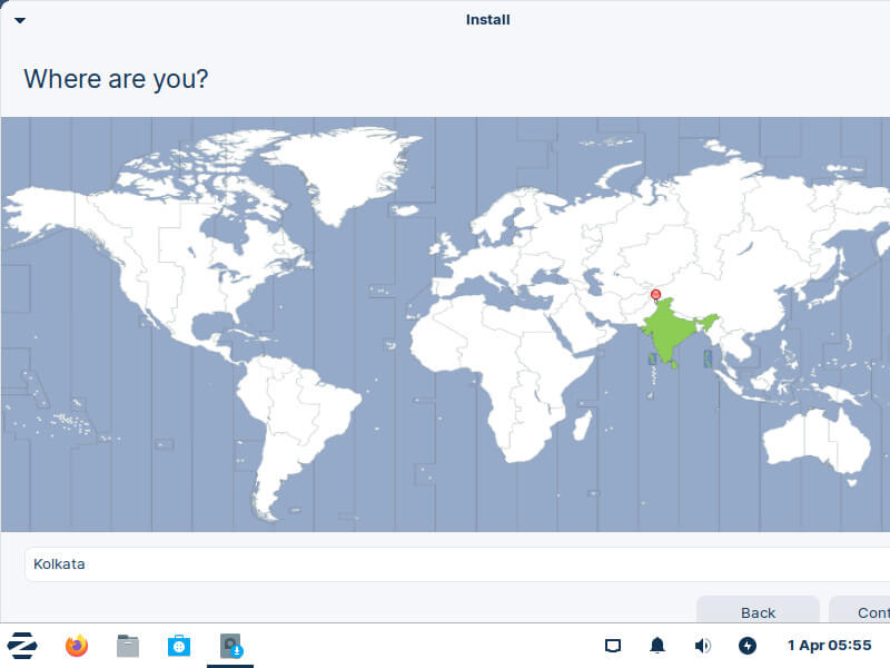 Zorin OS Timezone