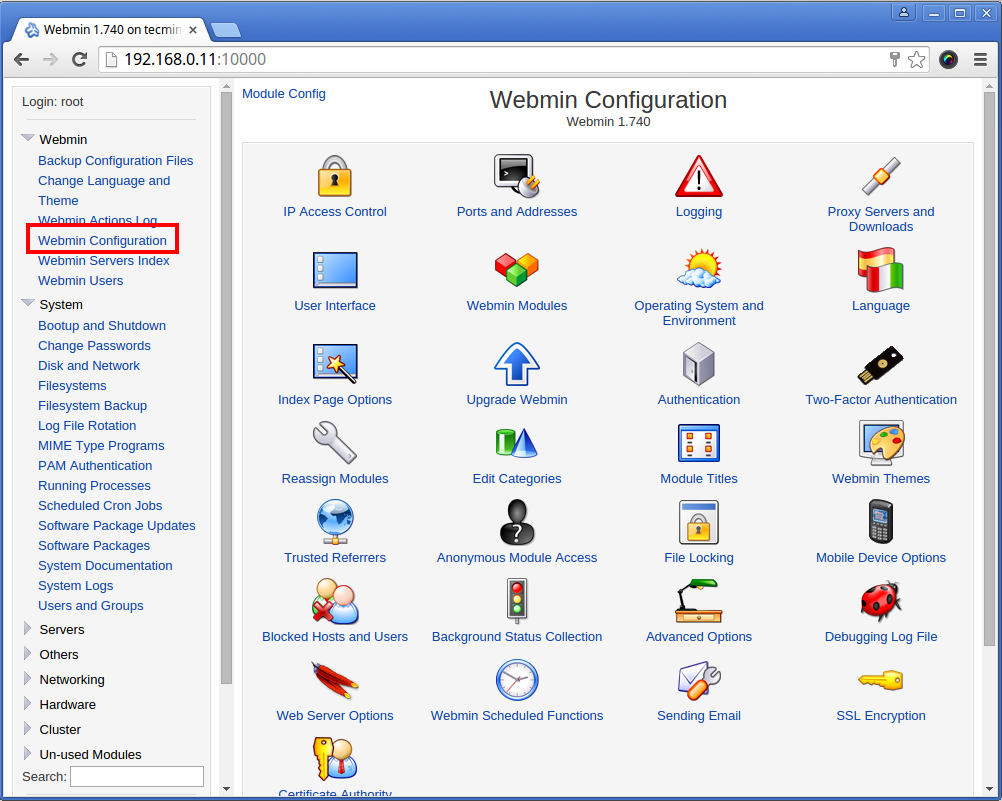 Webmin 1.801 Released - A Web Based System Administration ...