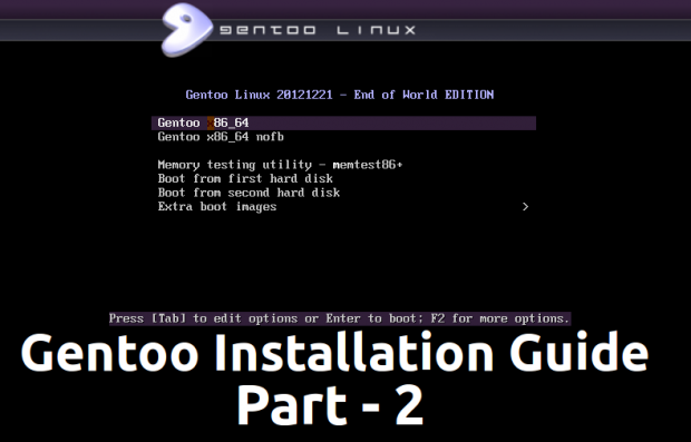 Gentoo Linux Installation Guide With Screenshots - Part 2