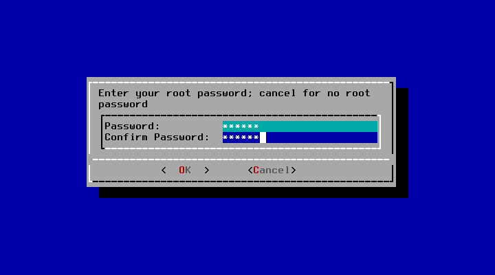 Setup Root Password