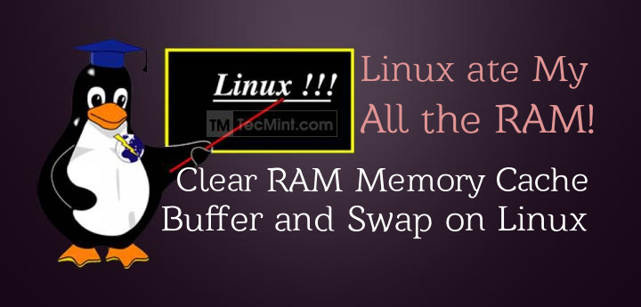rensa RAM-Cache och byt i Linux