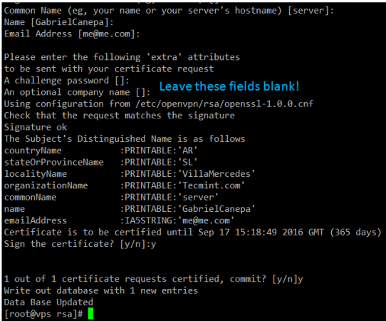 rsa linux key generate Server and 7 OpenVPN RHEL/CentOS Windows to and with Install Clients in Linux How Configure