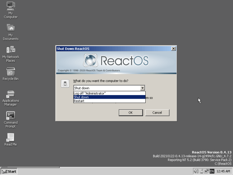is reactos secure
