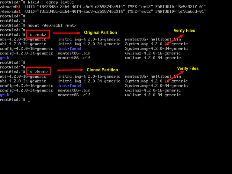 How to Backup or Clone Linux Partitions Using 'cat' Command