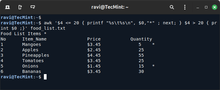 Optimized Command Using next