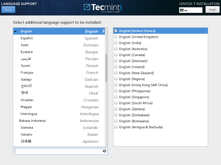 Installation of CentOS 7.5 Guide