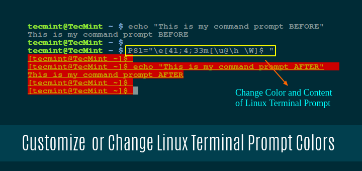 How To Customize Bash Colors And Content In Linux Terminal Prompt