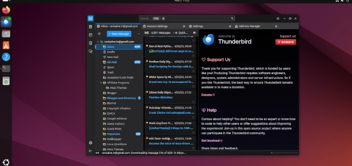 Install Thunderbird in Linux