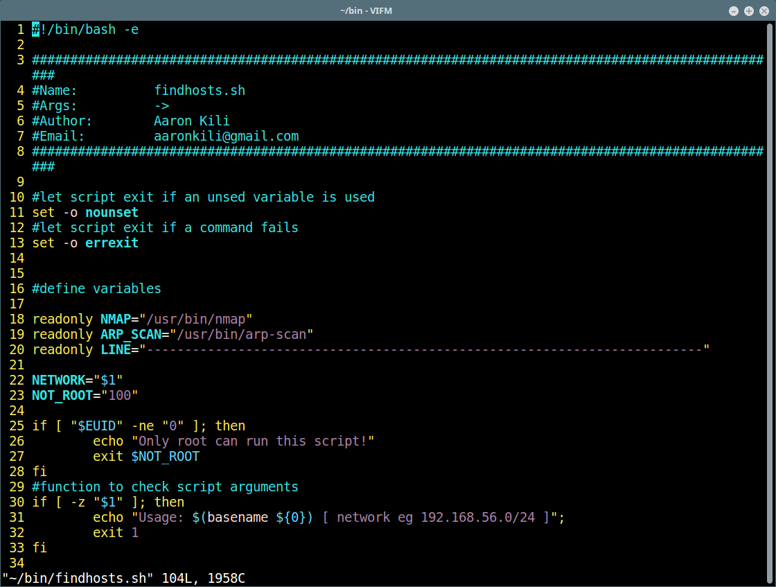 Vi Editor Commands In Linux Vi Cheat Sheet 2018 07 27