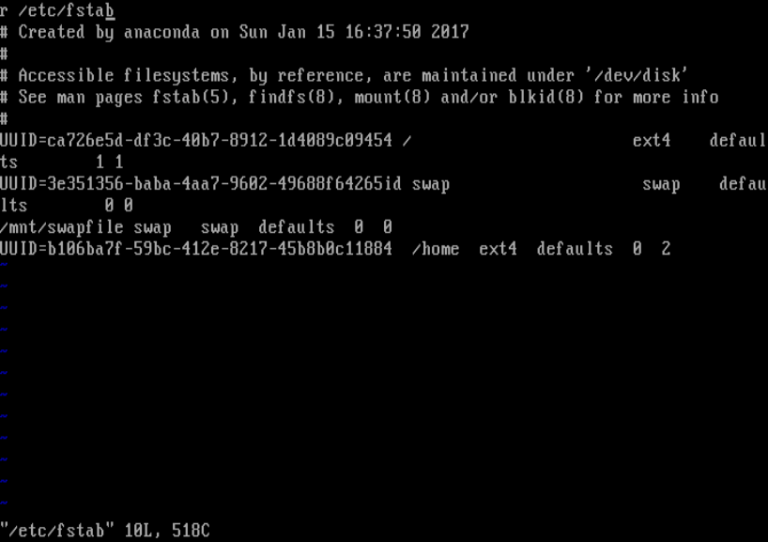 How to Fix “failed to mount /etc/fstab” Error in Linux