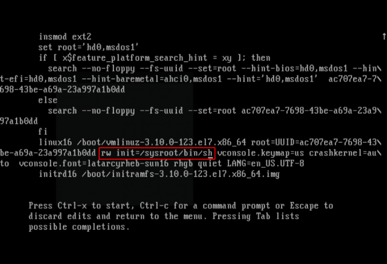 How To Boot Into Single User Mode In CentOS RHEL 7 Micro Blogs