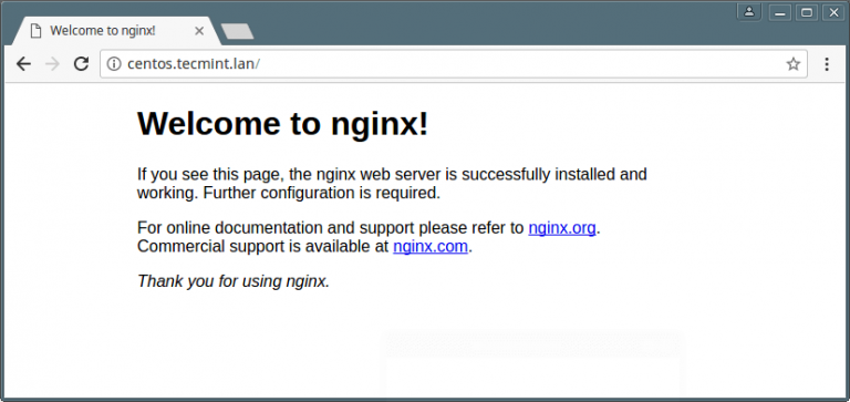 Удалить nginx centos 7