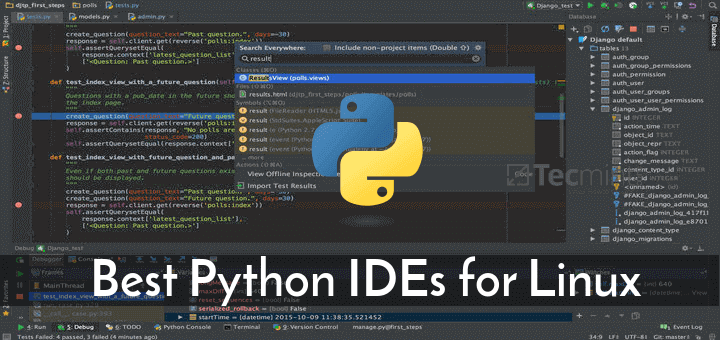 python text editor ubuntu