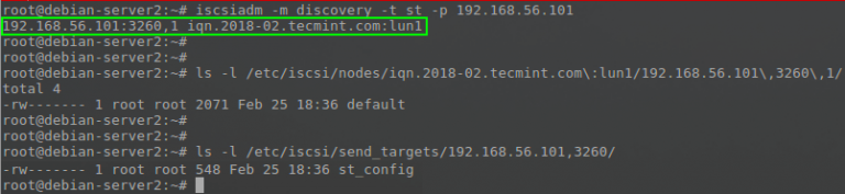 Настройка iscsi target debian