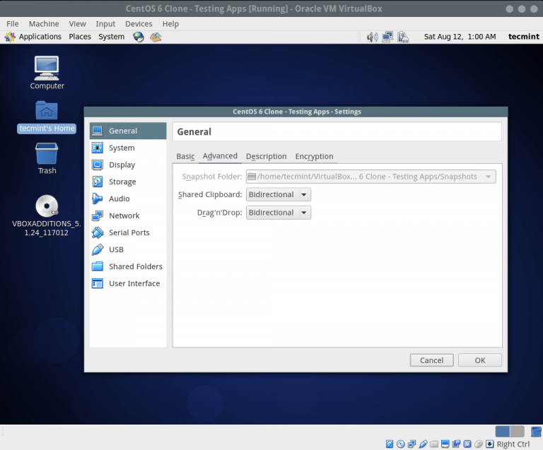 how to install guest additions virtualbox fedora