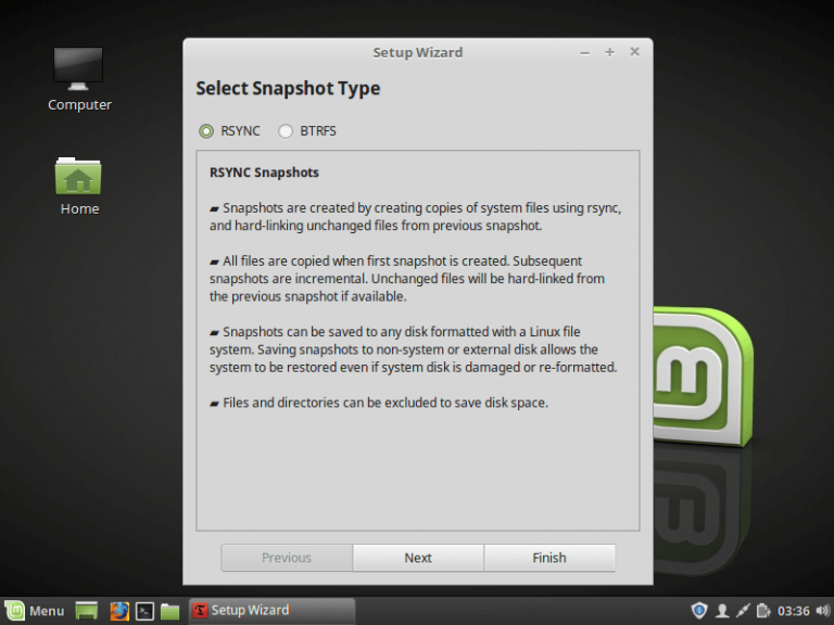 Удалить timeshift linux mint