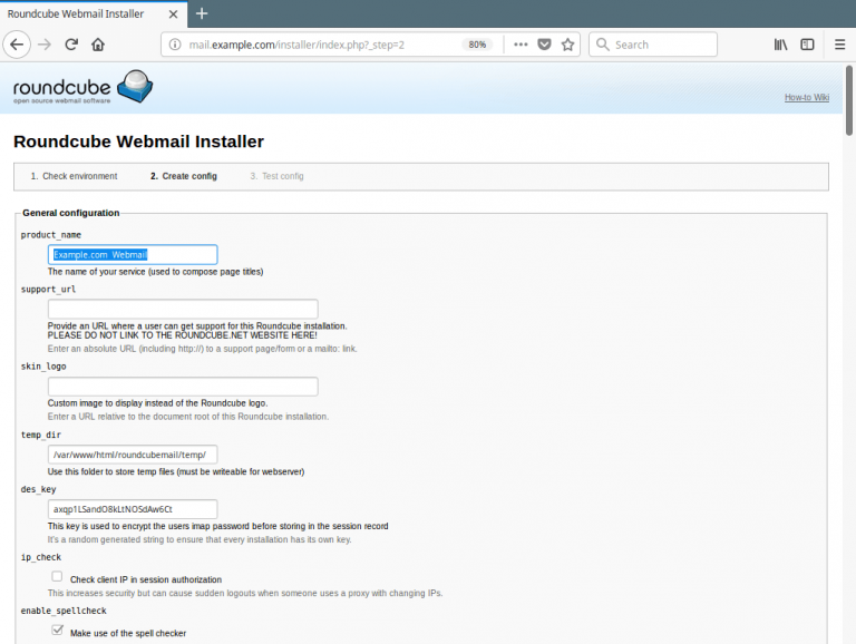 roundcube webmail installer exploit