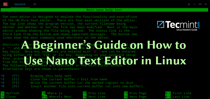 nano text editor download
