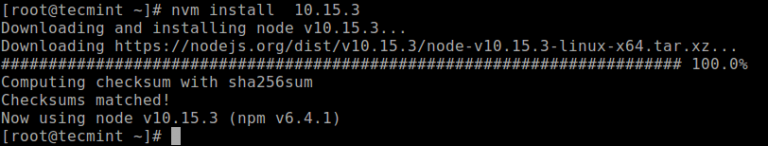 linux install nvm