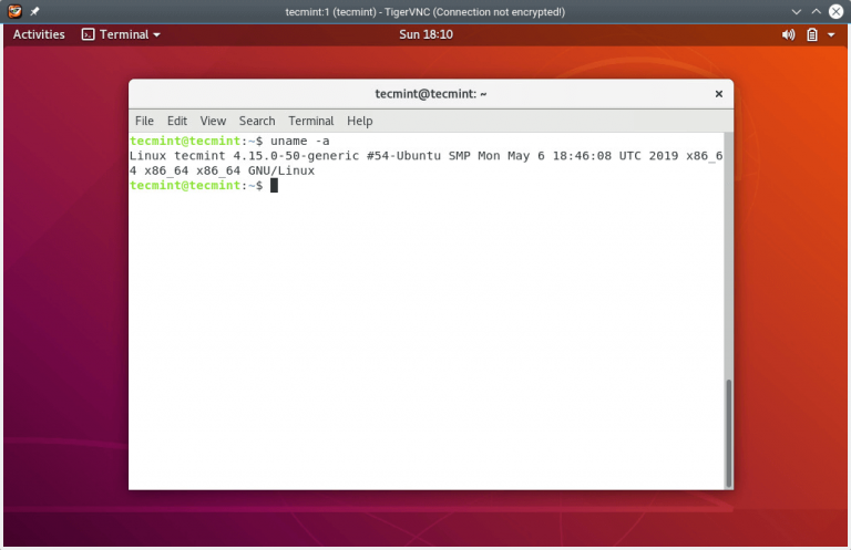 ubuntu install tigervnc