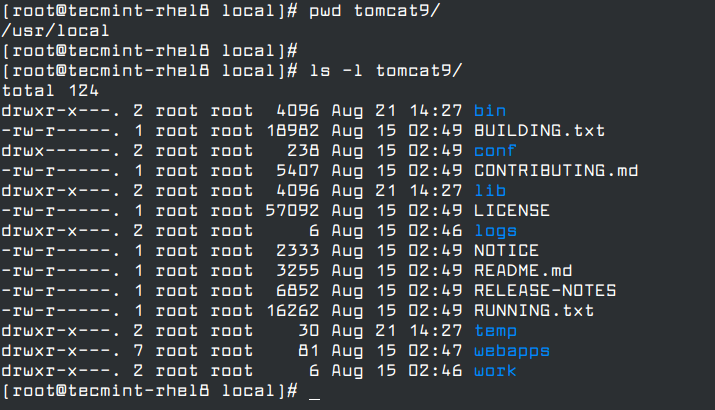 C mo Instalar Apache Tomcat En RHEL 8 Dp Linux