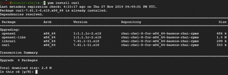 Curl не работает linux