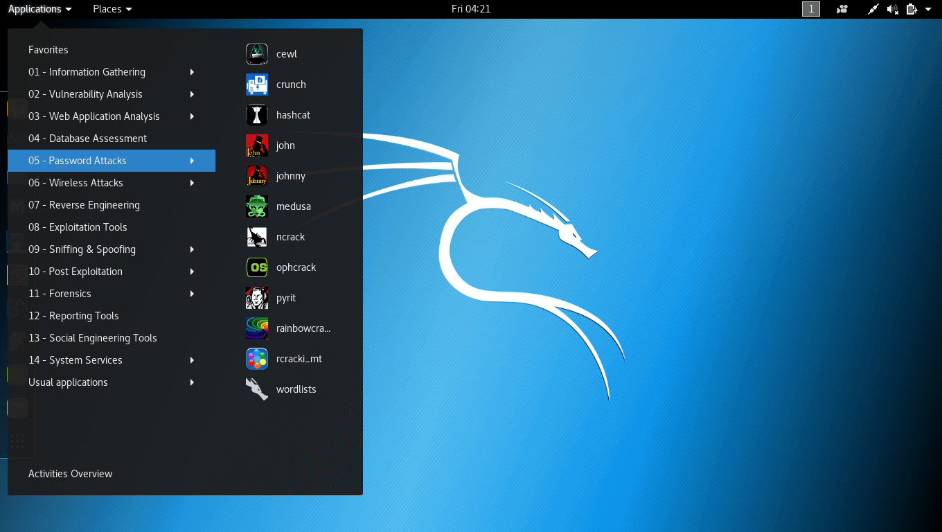 Distribución de Linux Kali