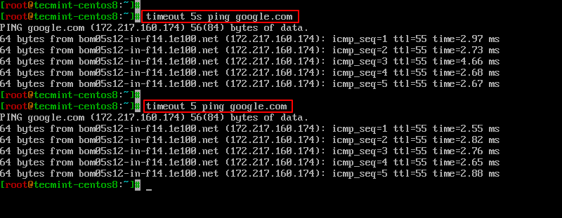 How To Run A Command With Time Limit Timeout In Linux