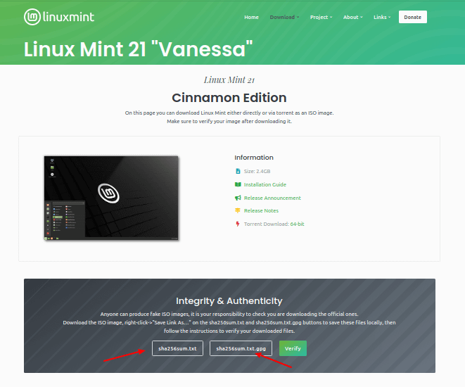 Vérifier L'Image Iso De Linux Mint