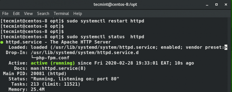 systemctl sudo unable to resolve host webserver