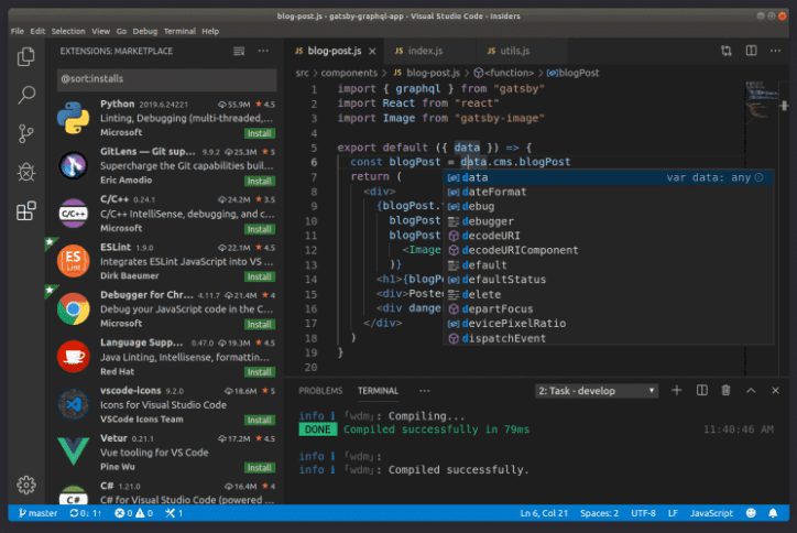 which interpreter to use with python in visual studio code
