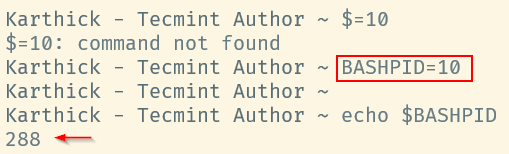 bash multiple assignment