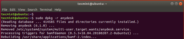 anydesk install ubuntu command line