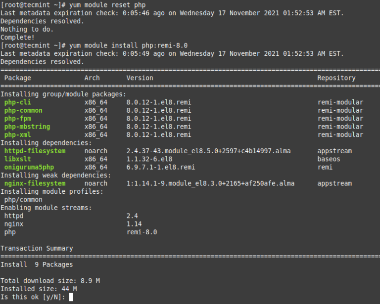 How to Install Latest LAMP Stack in RHEL-based Distributions