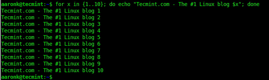 Linux / UNIX: Run Command a Number of Times In a Row - nixCraft