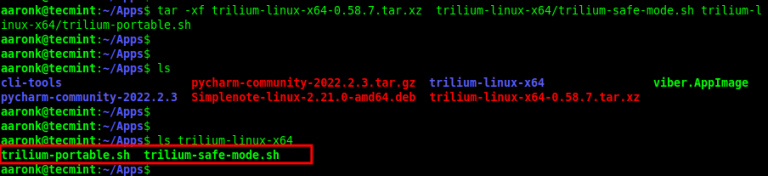 installing tar xz file in linux