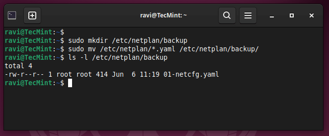 Disable Netplan Network Configuration