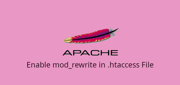 Enable mod_rewrite in .htaccess File