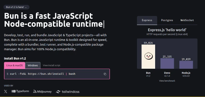 Faster JavaScript Runtime for Linux